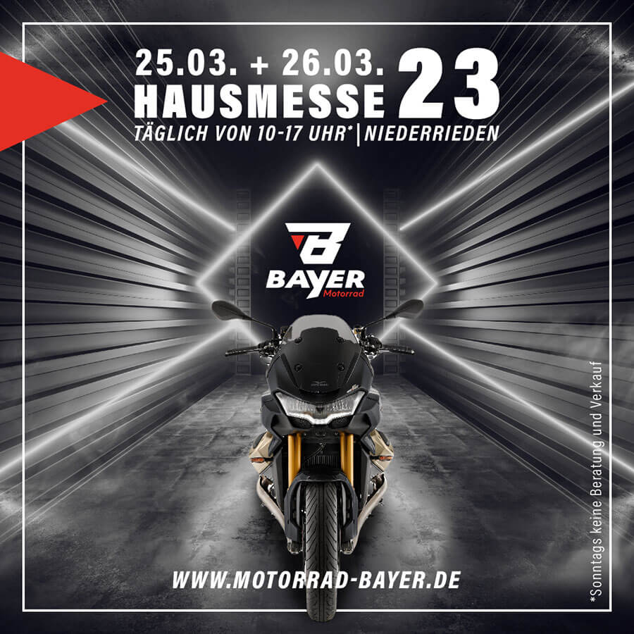 Hausmesse 2023 bei Motorrad Bayer in Niederrieden